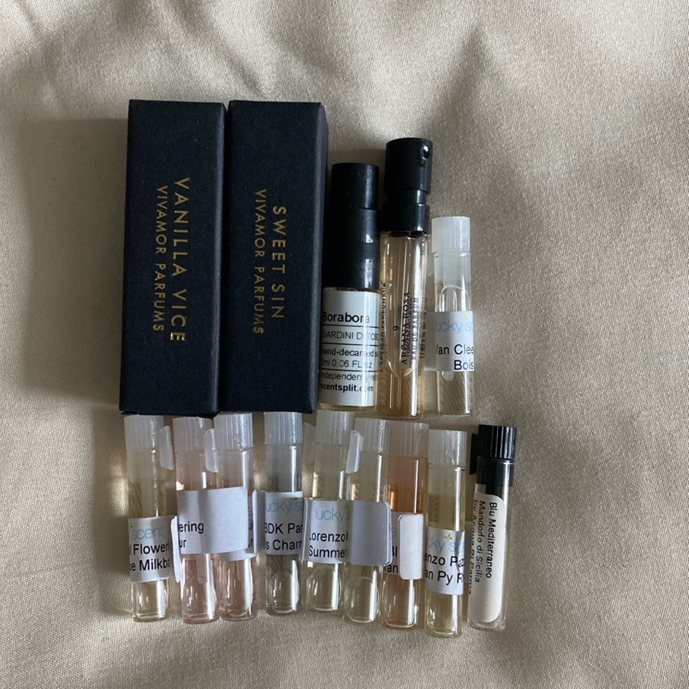 Lot of 14 Luxury Niche Perfume Samples 0.5-2ml